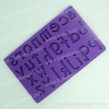 Alphabet Letter Shape Silicone Fondant Mold for Cake Decorating